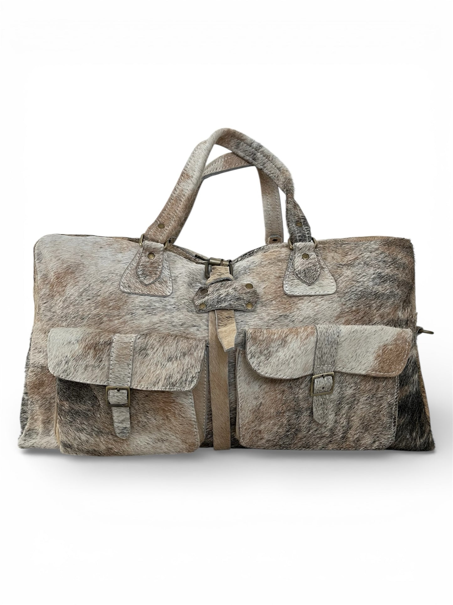 Chai Calf Hair Duffle