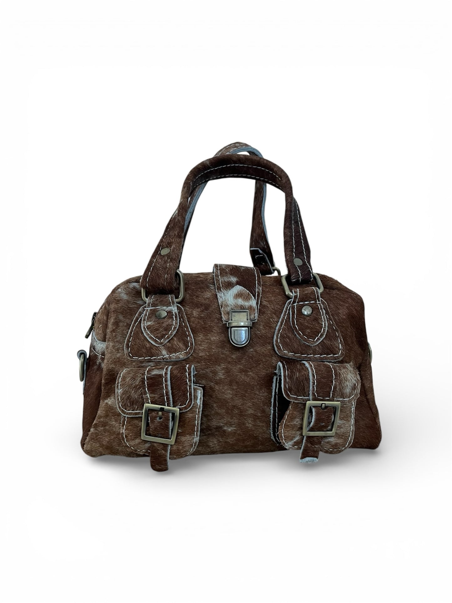 Toffee Calf Hair Mini Purse