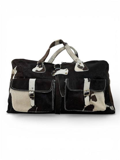 Truffle Calf Hair Duffle