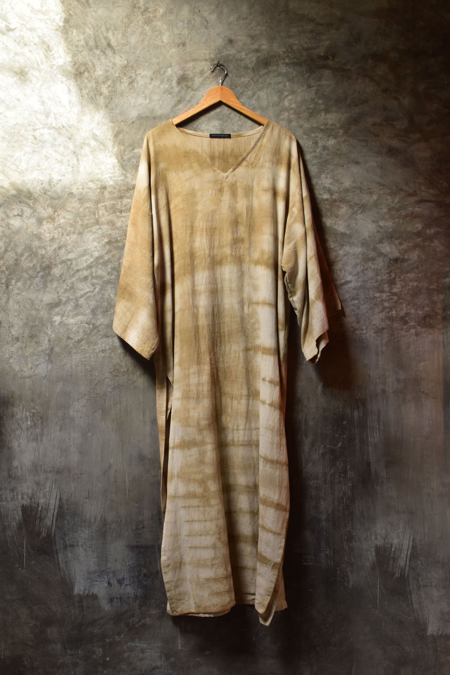 Natural Hand Dyed Kaftan Dress