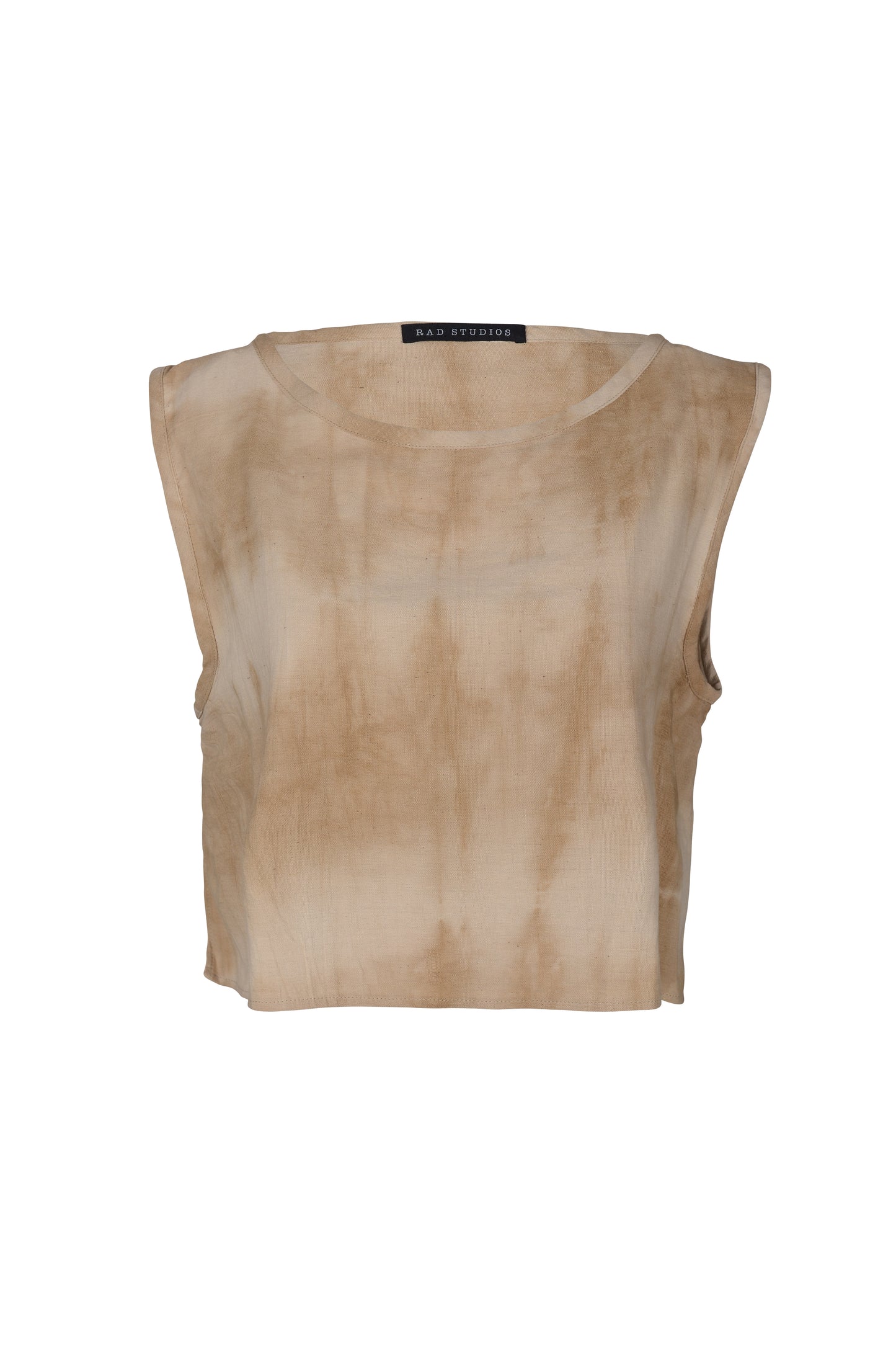 Natural Hand Dyed Side Slit Mini Top