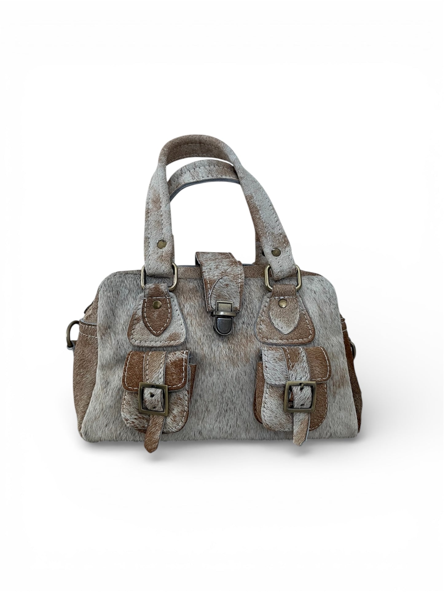 Buttercup Calf Hair Mini Purse