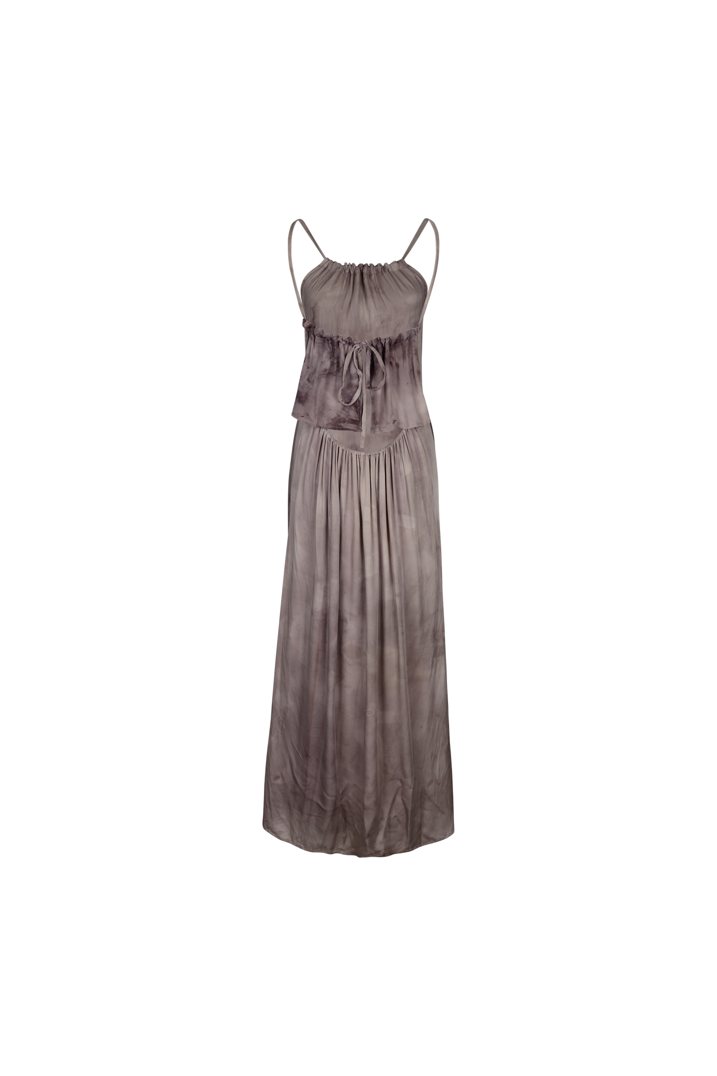 Hand dyed Ajhowa Dress